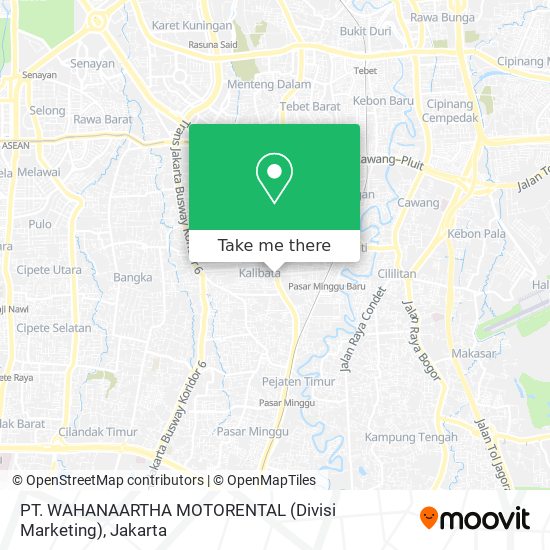 PT. WAHANAARTHA MOTORENTAL (Divisi Marketing) map