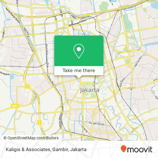 Kaligis & Associates, Gambir map