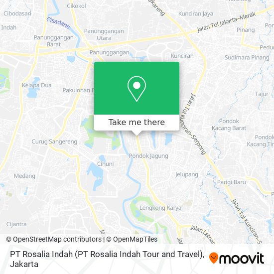 PT Rosalia Indah (PT Rosalia Indah Tour and Travel) map