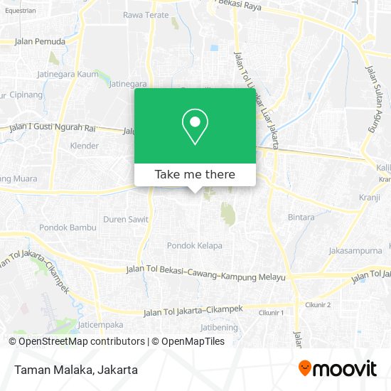 Taman Malaka map