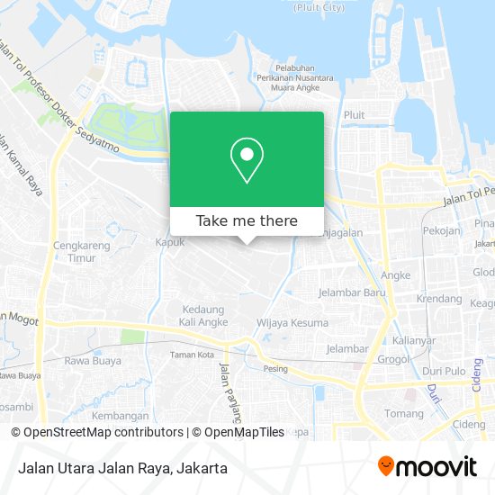 Jalan Utara Jalan Raya map