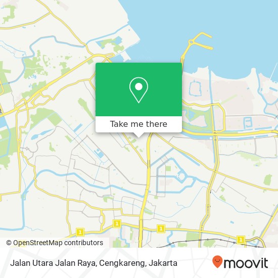 Jalan Utara Jalan Raya, Cengkareng map