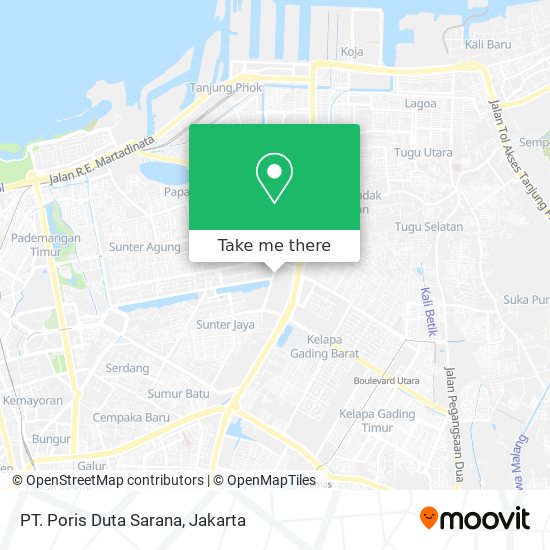 PT. Poris Duta Sarana map