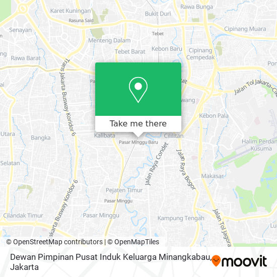 Dewan Pimpinan Pusat Induk Keluarga Minangkabau map