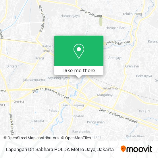 Lapangan Dit Sabhara POLDA Metro Jaya map