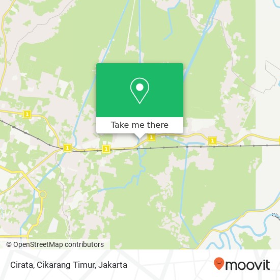 Cirata, Cikarang Timur map