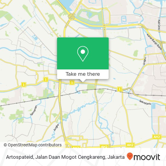 Artospateid, Jalan Daan Mogot Cengkareng map