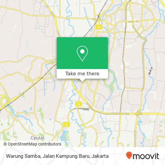 Warung Samba, Jalan Kampung Baru map