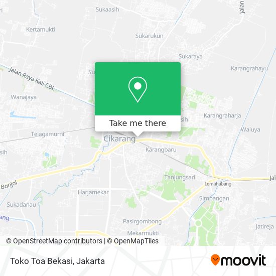 Toko Toa Bekasi map