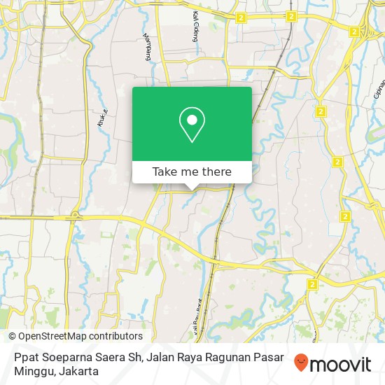 Ppat Soeparna Saera Sh, Jalan Raya Ragunan Pasar Minggu map