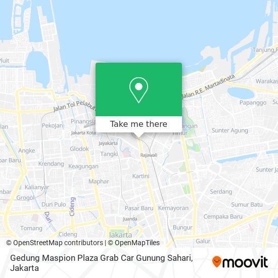 Gedung Maspion Plaza Grab Car Gunung Sahari map