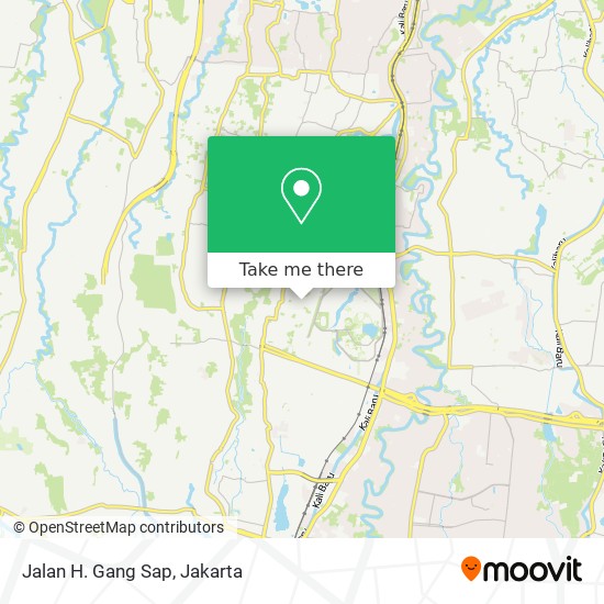 Jalan H. Gang Sap map