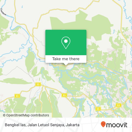 Bengkel las, Jalan Letuol Senjaya map