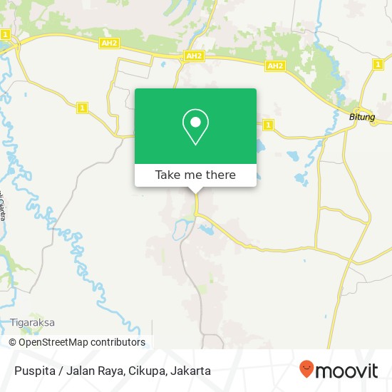 Puspita / Jalan Raya, Cikupa map