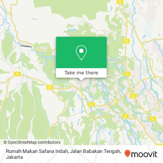 Rumah Makan Safana Indah, Jalan Babakan Tengah map