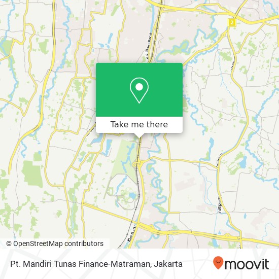 Pt. Mandiri Tunas Finance-Matraman map