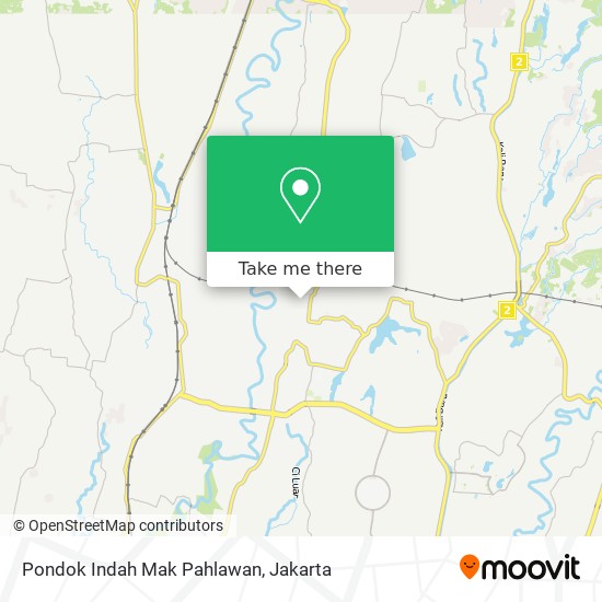 Pondok Indah Mak Pahlawan map