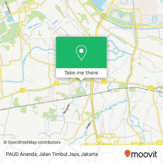 PAUD Ananda, Jalan Timbul Jaya map