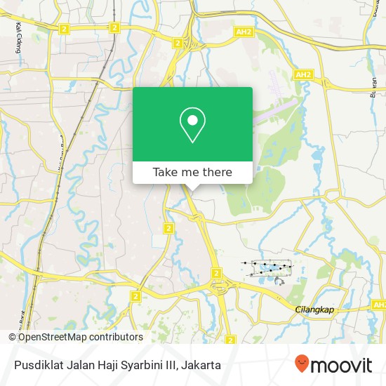 Pusdiklat Jalan Haji Syarbini III map