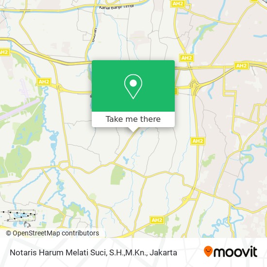 Notaris Harum Melati Suci, S.H.,M.Kn. map