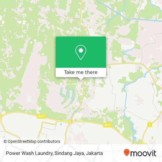Power Wash Laundry, Sindang Jaya map