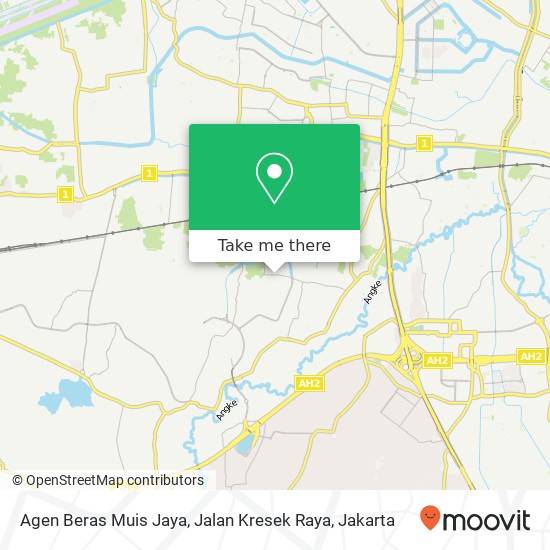 Agen Beras Muis Jaya, Jalan Kresek Raya map