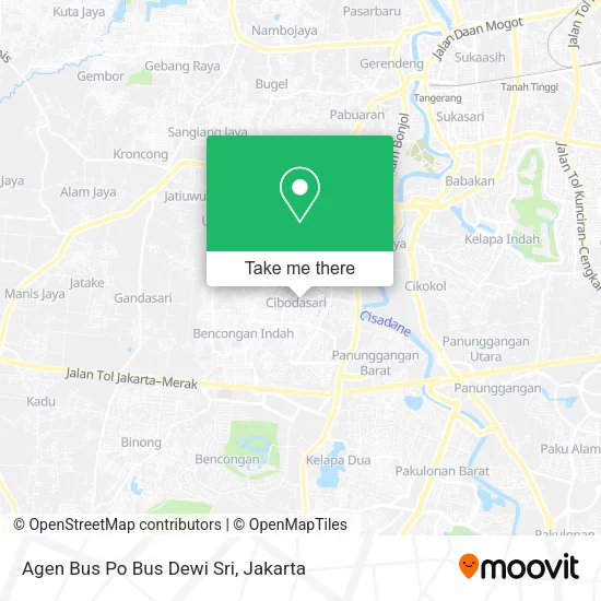 Agen Bus Po Bus Dewi Sri map