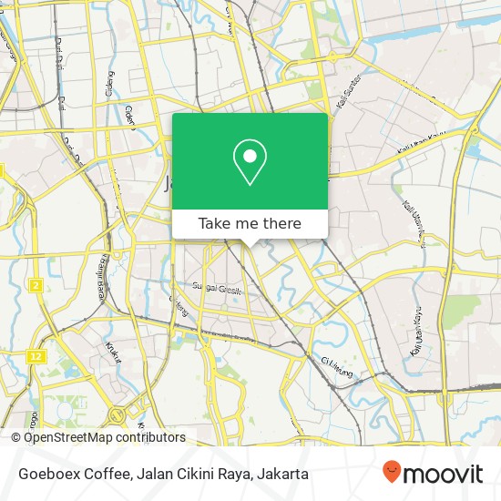 Goeboex Coffee, Jalan Cikini Raya map