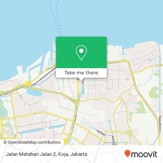 Jalan Matahari Jalan 2, Koja map