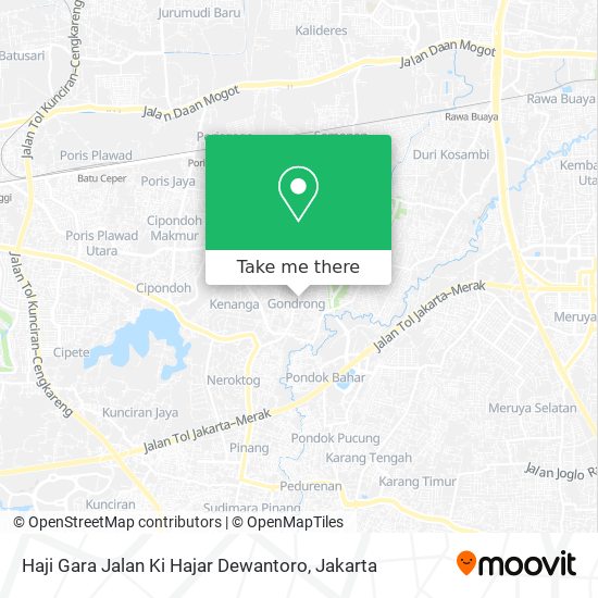 Haji Gara Jalan Ki Hajar Dewantoro map