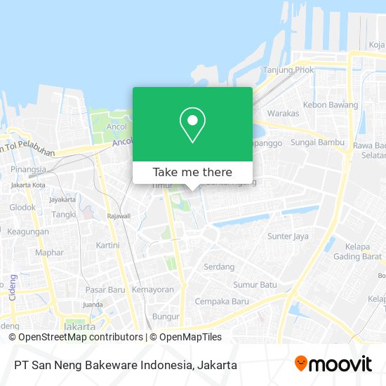 PT San Neng Bakeware Indonesia map