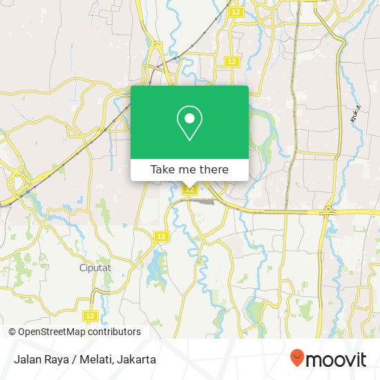 Jalan Raya / Melati map