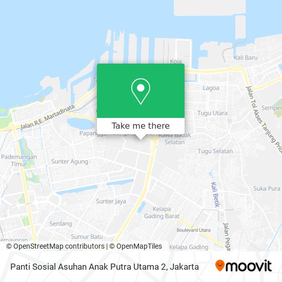 Panti Sosial Asuhan Anak Putra Utama 2 map