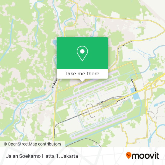 Jalan Soekarno Hatta 1 map