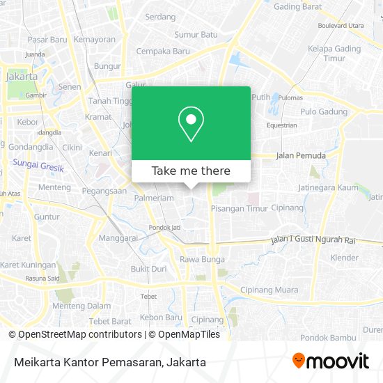 Meikarta Kantor Pemasaran map