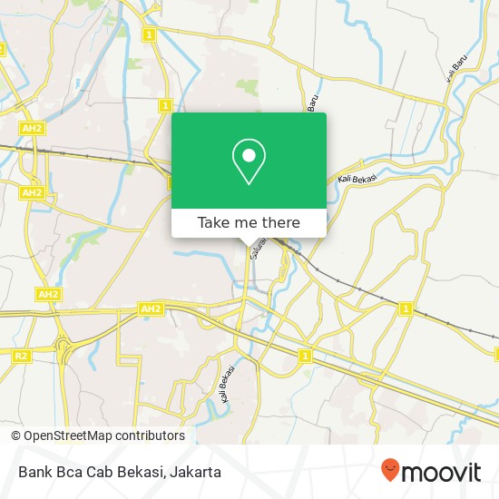 Bank Bca Cab Bekasi map