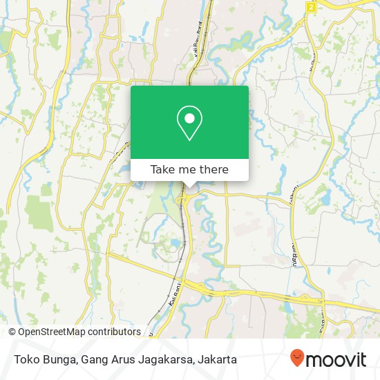 Toko Bunga, Gang Arus Jagakarsa map