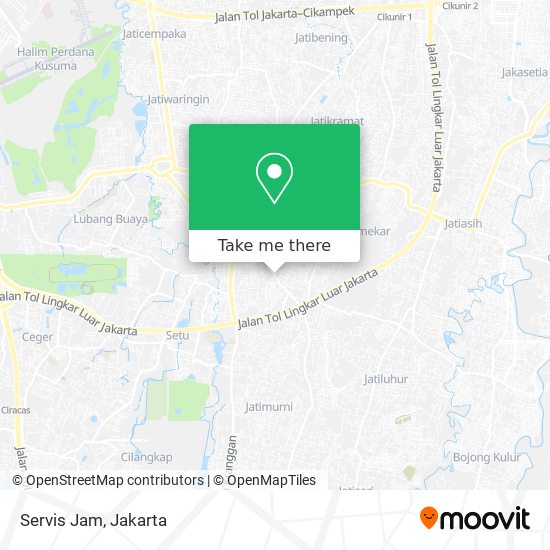 Servis Jam map