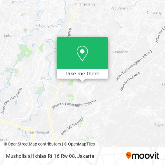 Musholla al Ikhlas Rt 16 Rw 08 map