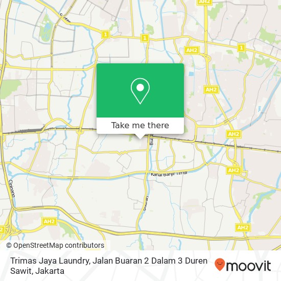 Trimas Jaya Laundry, Jalan Buaran 2 Dalam 3 Duren Sawit map