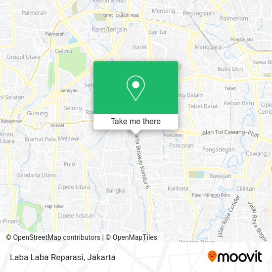 Laba Laba Reparasi map