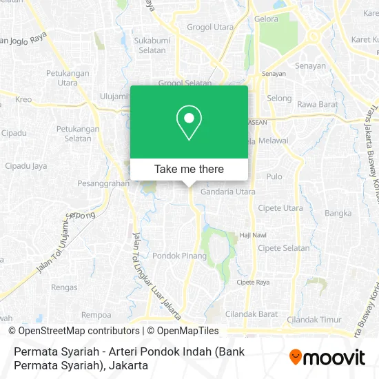 Permata Syariah - Arteri Pondok Indah (Bank Permata Syariah) map