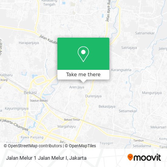 Jalan Melur 1 Jalan Melur I map