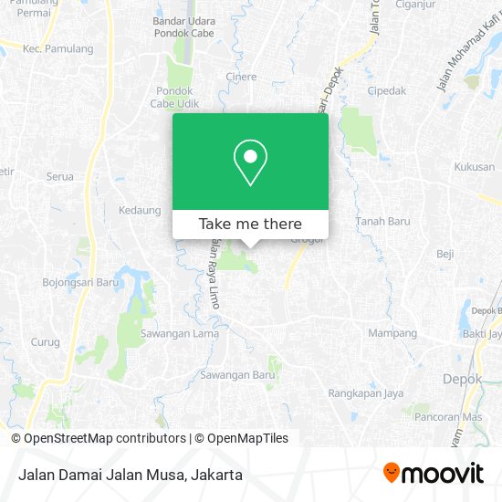 Jalan Damai Jalan Musa map