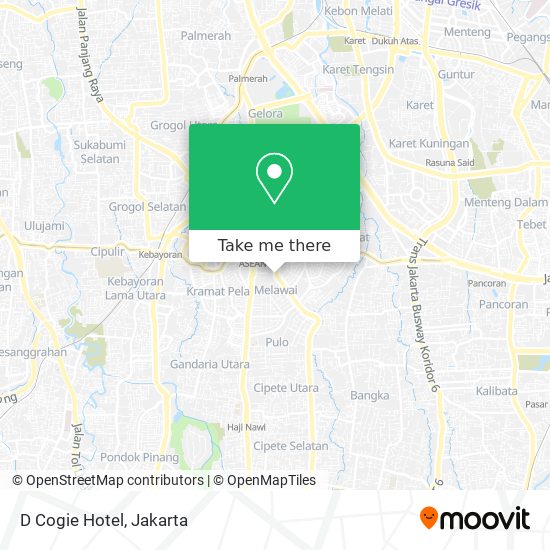 D Cogie Hotel map