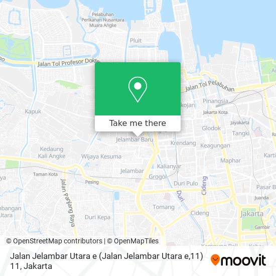 Jalan Jelambar Utara e (Jalan Jelambar Utara e,11) 11 map