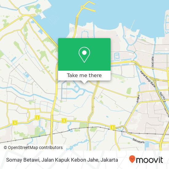 Somay Betawi, Jalan Kapuk Kebon Jahe map