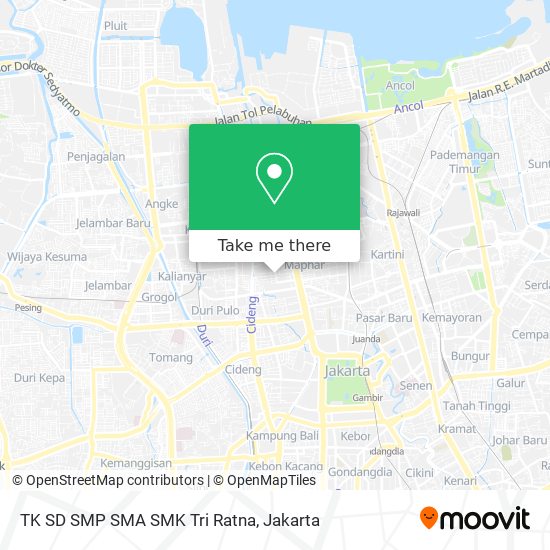 TK SD SMP SMA SMK Tri Ratna map