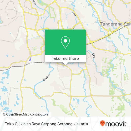 Toko Oji, Jalan Raya Serpong Serpong map