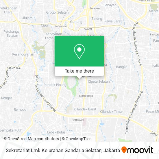 Sekretariat Lmk Kelurahan Gandaria Selatan map